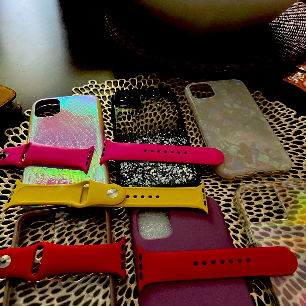 iPhone cases and Apple Watch bands